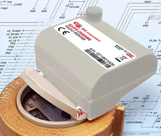 {category_name} Contatori acqua: modulo radio protocollo 868 wireless Mbus modello G2-IPS-C868WMB.