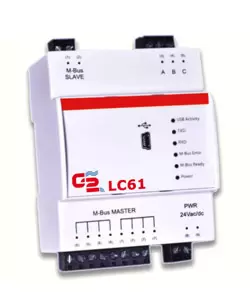 Remote reading for consumption measurement: Level Converter M-Bus LC61.