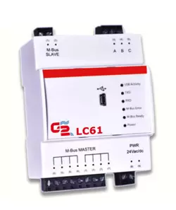 {category_name} Contatori acqua. Sistemi di lettura a distanza per contabilizzazione consumi: Level Converter M-Bus LC61.