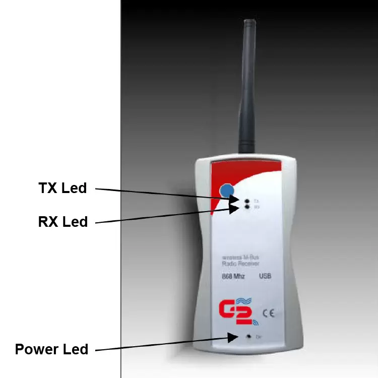 Portable receiver wireless M-BUS RPWMB.