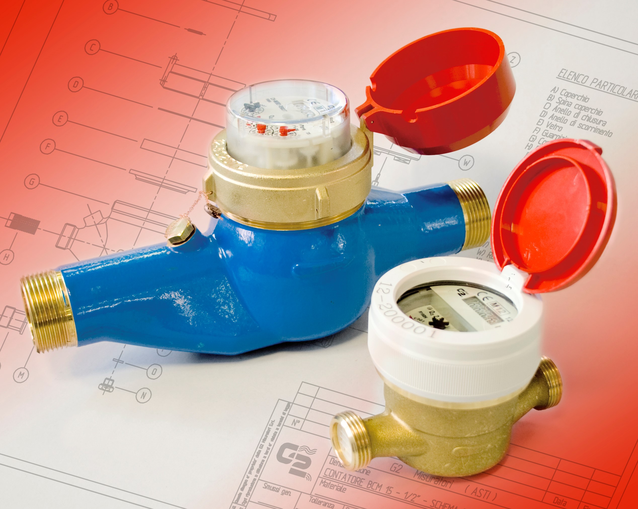 {category_name} BCU / PCU /ACU - Contatori per acqua a getto unico acqua calda UNY MID