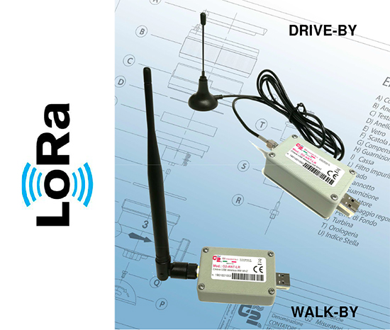 {category_name} Telettura contatori acqua su rete walk-by/drive-by su rete LoRA.